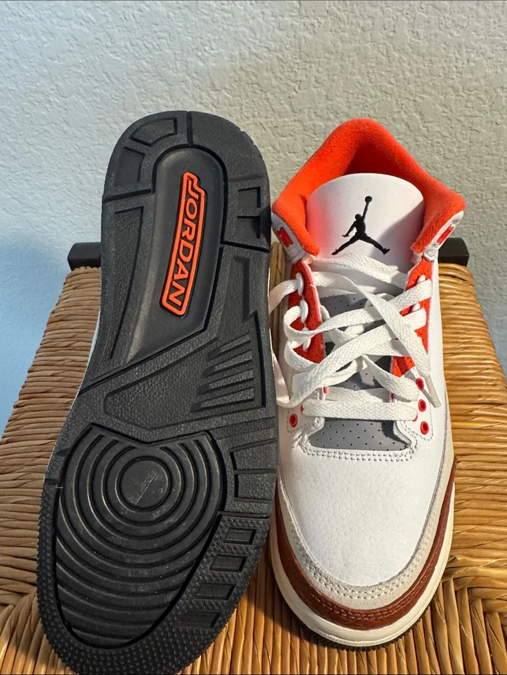 Jordan sneakers featuring